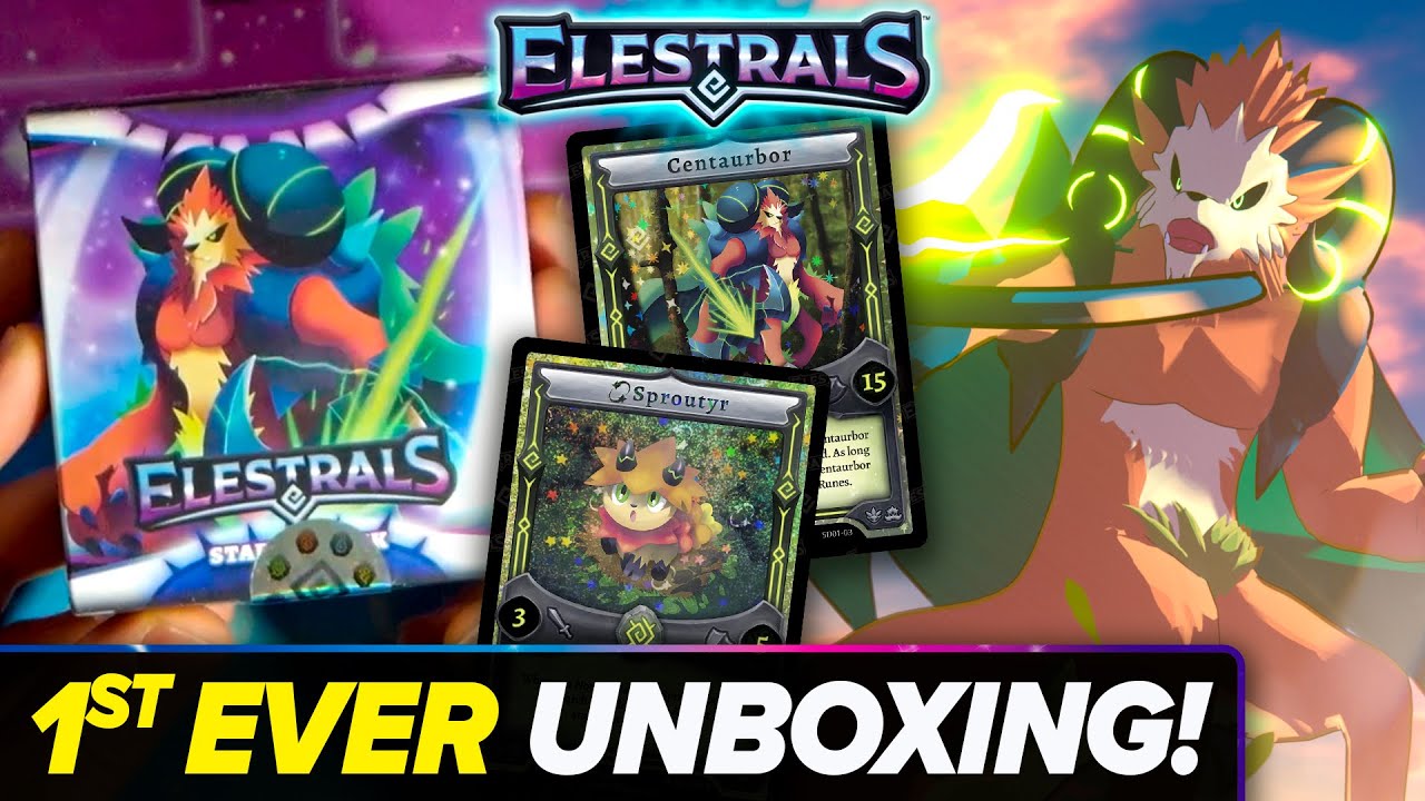 The FIRST EVER Elestrals CENTAURBOR🌱 Starter Deck Box Opening!