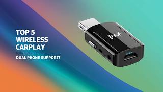 Top 5 Best Wireless CarPlay Adapters 2026 | Dual Phone Support