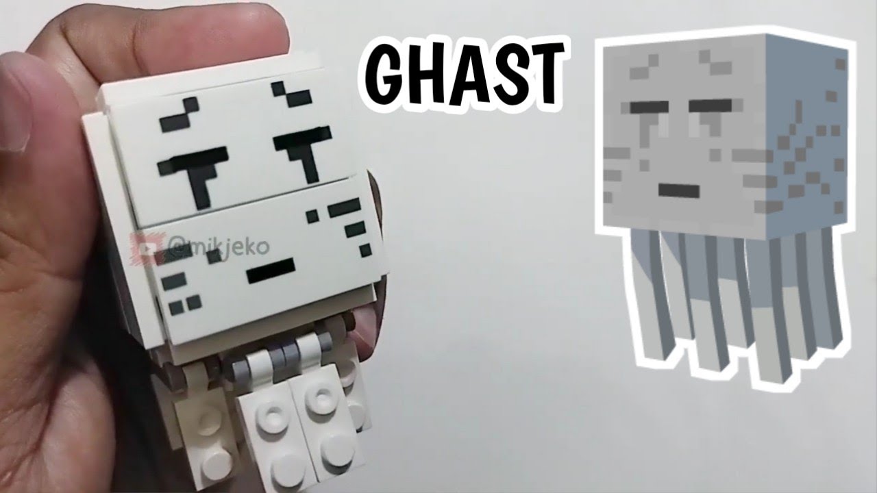 Ghast Lego Minecraft || Распаковка игрушек Lego Minecraft || Неофициальный 2021