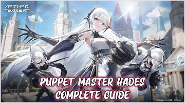 Puppet Master Hades FULL GUIDE - Skills, Sigils, Functor, Codes, Teams | Aether Gazer