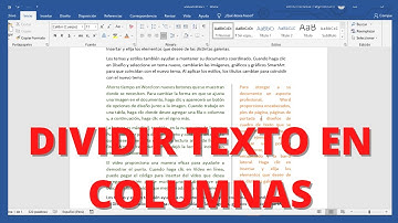 COMO CONVERTIR TEXTO EN COLUMNAS EN WORD |2021|✅