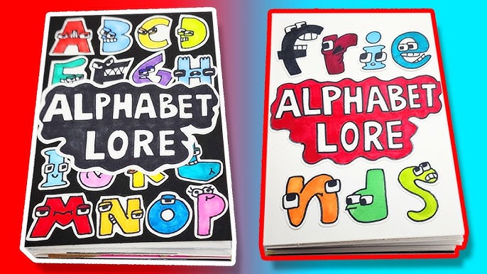 Alphabet Lore A-Z / DIY Alphabet Lore N / Gaming Book/ Libro de juegos 