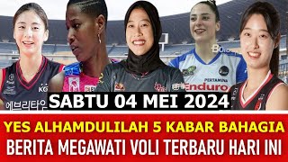 🟢 Berita Megawati Voli Red Sparks Terbaru - SABTU 04 MEI 2024 - Berita Voli Terbaru Indonesia