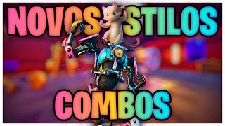 MOSTRANDO OS *NOVOS ESTILOS* MIAU & COMBOS | FORTNITE