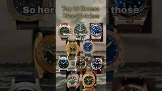 Top Ten Bronze Dive Watches #bronzo #divewatch #mensfashion