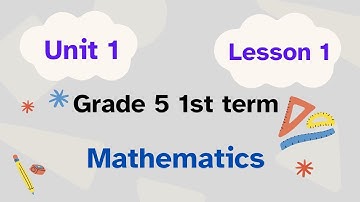 math grade 5 1st term unit 1 lesson 1  /  decimals to the thousandths place