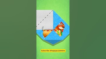 LEVEL 60 - Paper Fold: Craft Jelly | HAPPY PUZZLE TIME #puzzle #mobilegame #puzzlegame