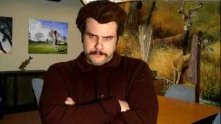 Ron Swanson PSA @Monkeyandappple