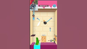 🚨🔪 Rescue Cut! Level 91: Wait for End 🔪🚨 #shorts #games #rescuecut #subscribe #gaming 🎮 #shortvideo