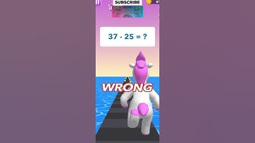 Unicorn Dash Game: Math Runner - Gameplay Walkthrough #shorts games 🔥