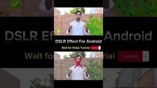 DSLR Camera Effect For android #technicalsmile #dslrcameraapp #dslr #Dslreffectsforandroid #editing screenshot 2