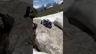Tiny4x4 Doorok in mountains crawling nice rocks. Microscale and hike, so fun #microcrawler #scaleRC
