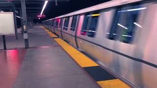 BART Fleet of the Future leaves for Warm Springs/South Fremont
