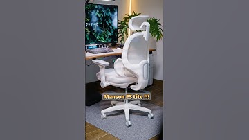 Ghế 2 củ mà tựa lưng xịn như ghế chục củ.Manson E3 lite #desksetup #nghiensetup #ghecongthaihoc