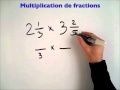 Multiplication de fractions