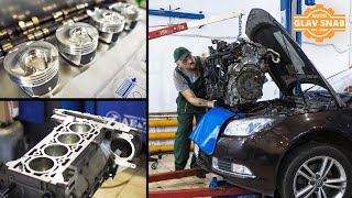 Opel Insignia - капитальный ремонт двигателя 2.0л турбо. Ставим кованые поршни.