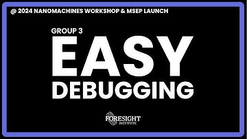 Easy Debugging (Group Presentation) @ 2024 Nanomachines Workshop & MSEP Launch