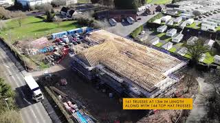Roof Trusses Supplied for Stourport Medical Centre by Scotts Timber Engineering