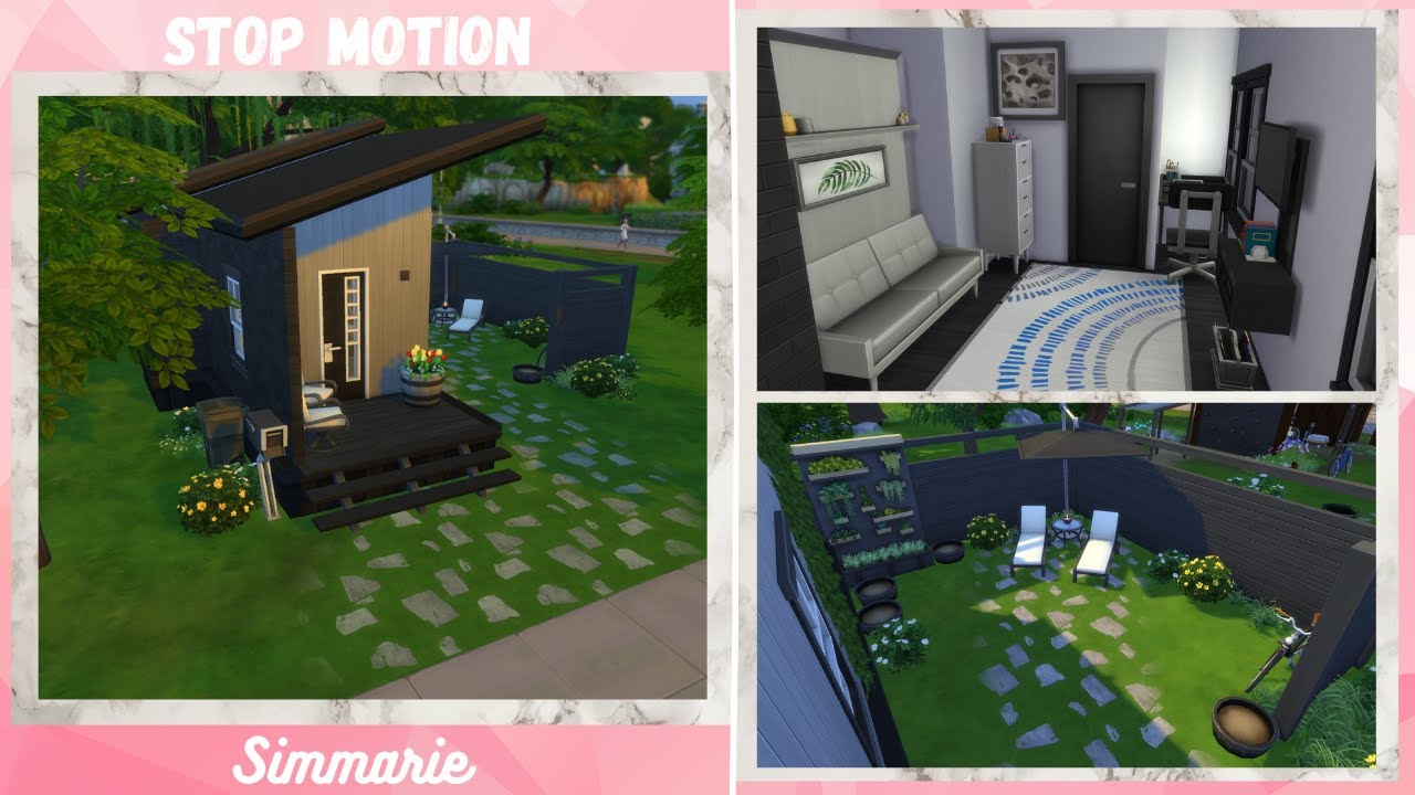 Tiny Home // Stop Motion // The Sims 4 // NO CC - YouTube