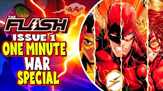4 Stories Packed For Fun and Terror | The Flash One Minute War Special Comic Review