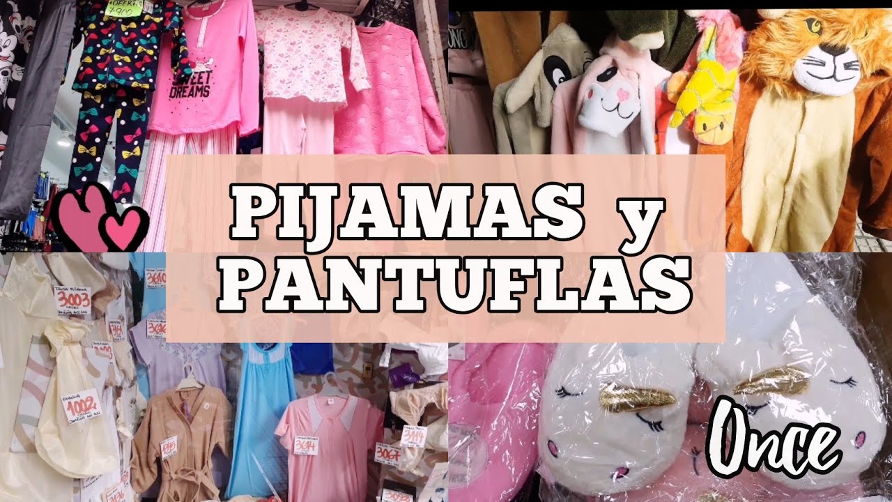 PIJAMAS invierno Y PANTUFLAS - Locales de ONCE - Precios y Contactos - Compras en Argentina - YouTube