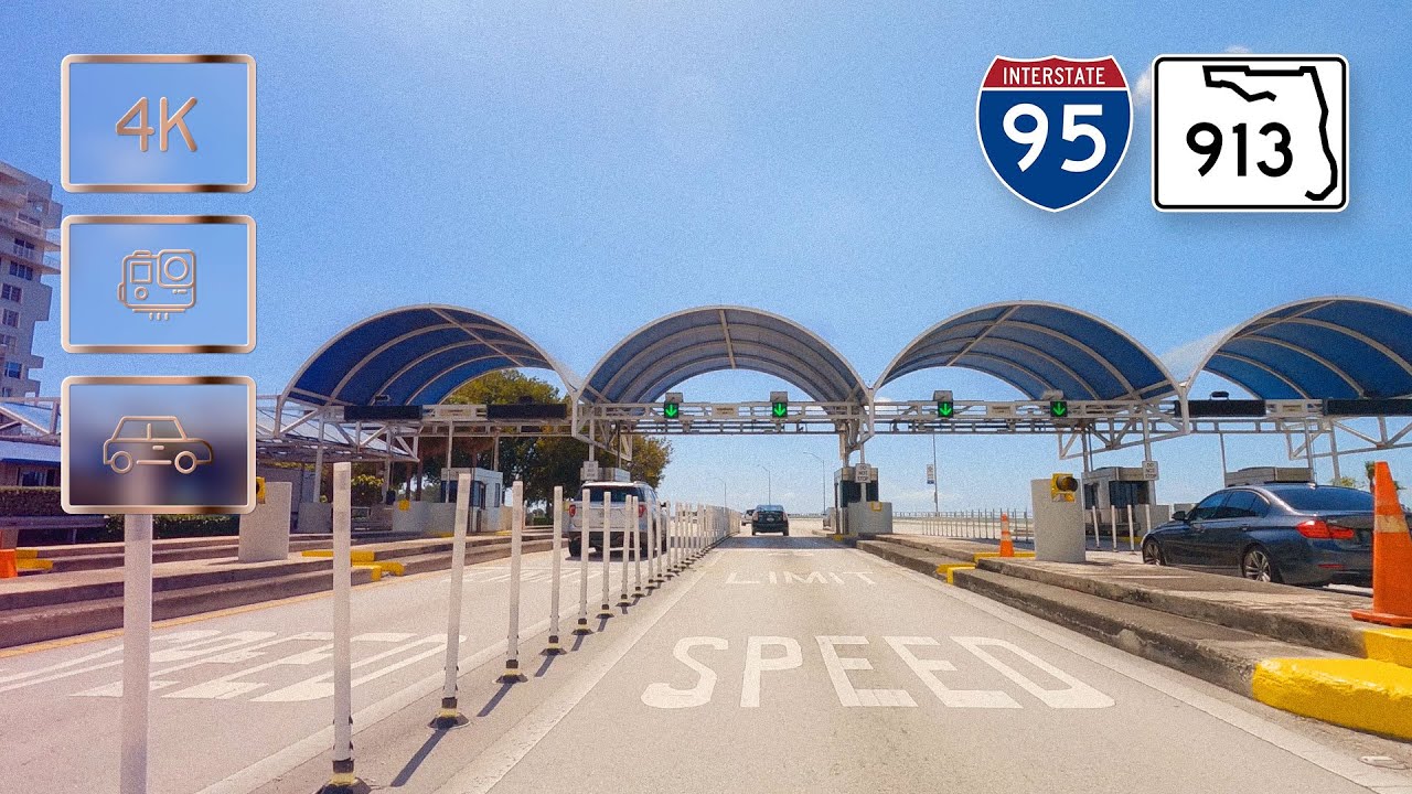 Driving to Key Biscayne from Eastern Shores, North Miami Beach