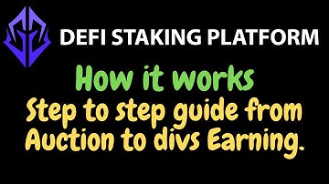 DEFI STAKING PLATFORM (DSP) - How it works tutorial (step by step guide)