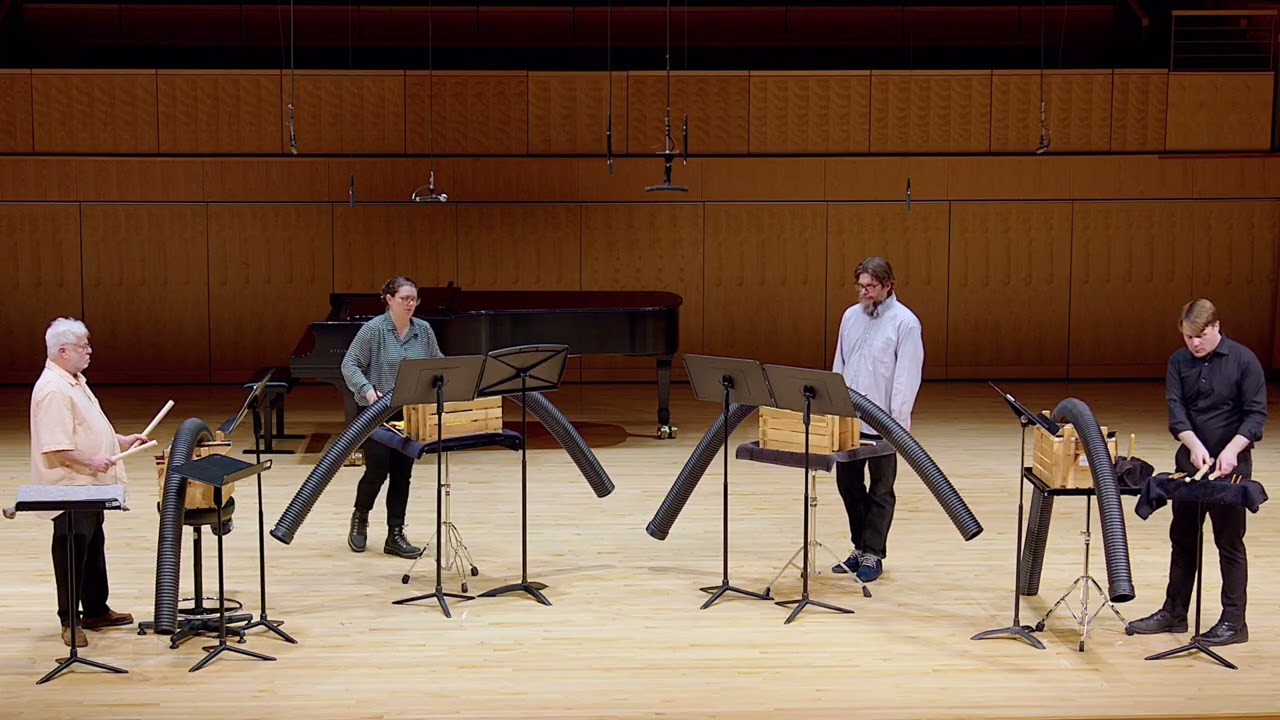 Linda Dusman: Subterranea for percussion quartet