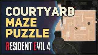 Courtyard Maze Puzzle Resident Evil 4 Remake