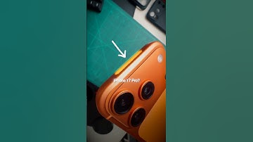 Weird top bar on the iPhone 17 Pro?
