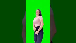 Tik tok viral Green screen - cewek montok sexy cantik😋