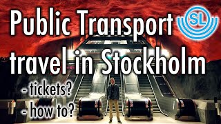 Travel in Stockholm with SL - How to use the public transportation (bus, metro, com. train and more) screenshot 1