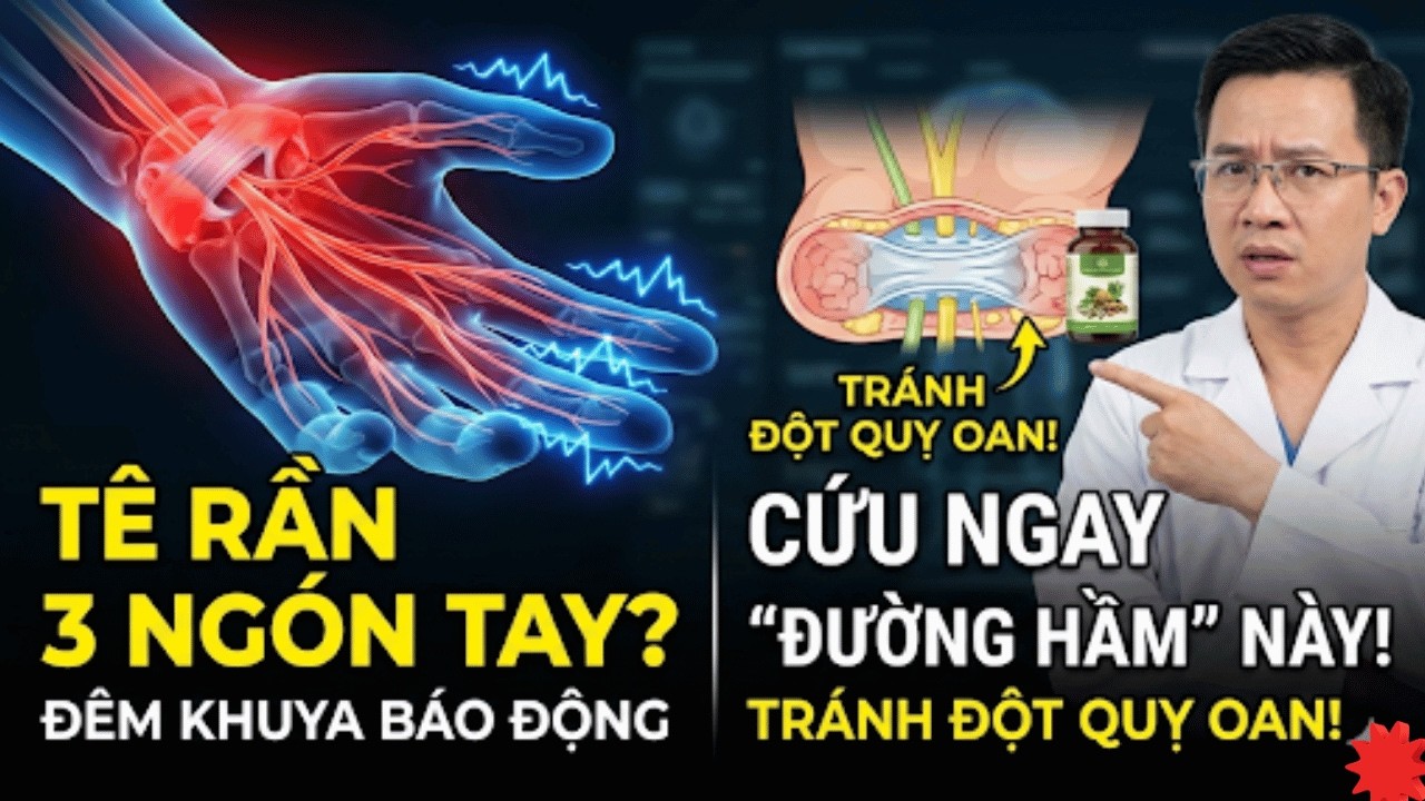 Tại Sao Người Già Hay Bị Tê Tay Lúc 3 Giờ Sáng? Sự Thật Không Phải Do Mỡ Máu!