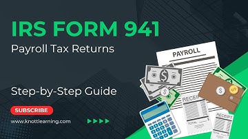 How to Fill Out IRS Form 941 - Simple Example for S Corporation