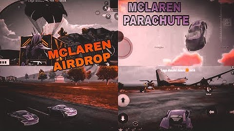 PUBG MOBILE MCLAREN SPAWN ISLAND AIRDROP | MCLAREN PARACHUTE | PUBG MOBILE NEW SKIN | PUBG MOBILE