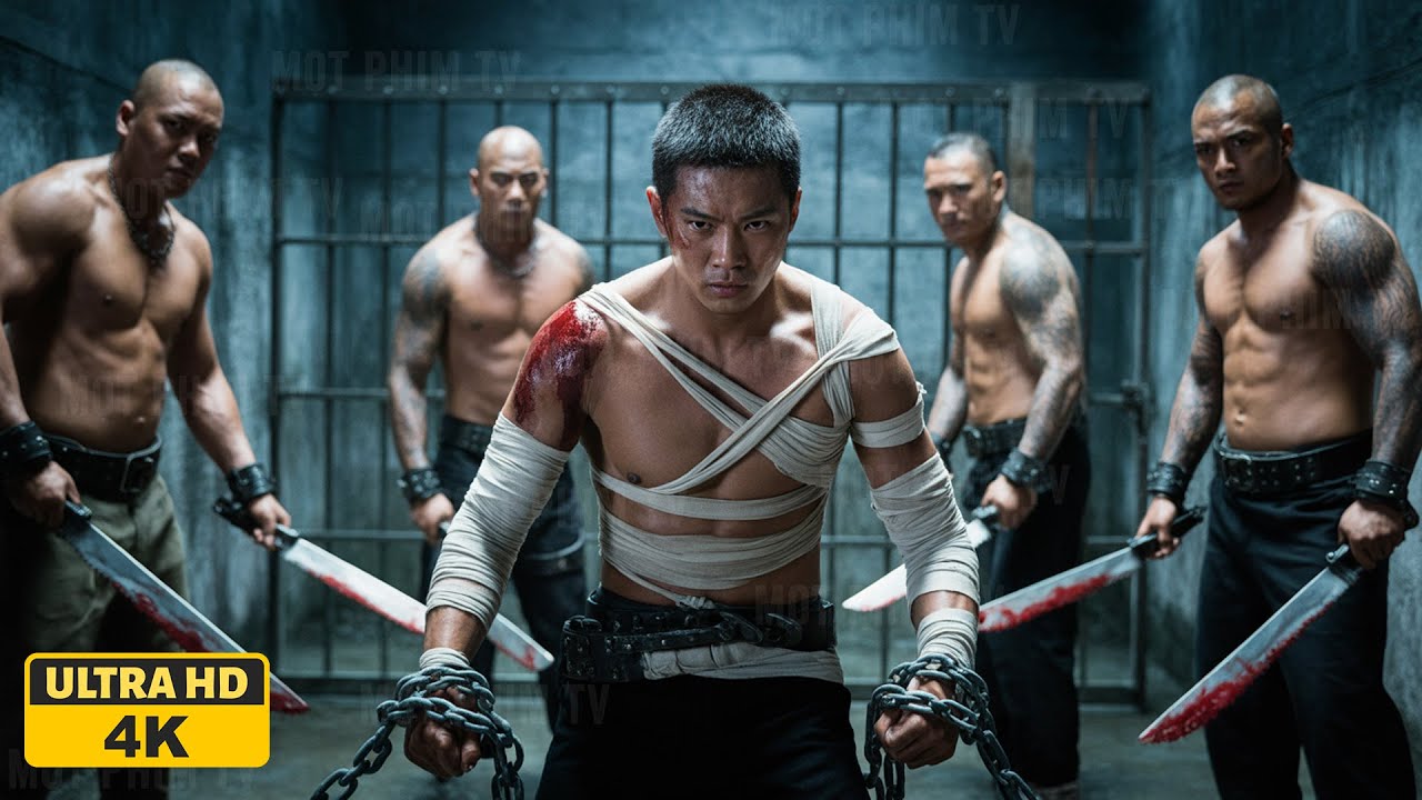 Quái Vật Nhà Tù Tái Xuất, 10 Tên Cảnh Sát Có Súng Cũng Không Làm Gì Được Hắn | Phim Hành Động 4K