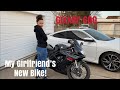 My Girlfriend Finally Got Her New Motorcycle!!!