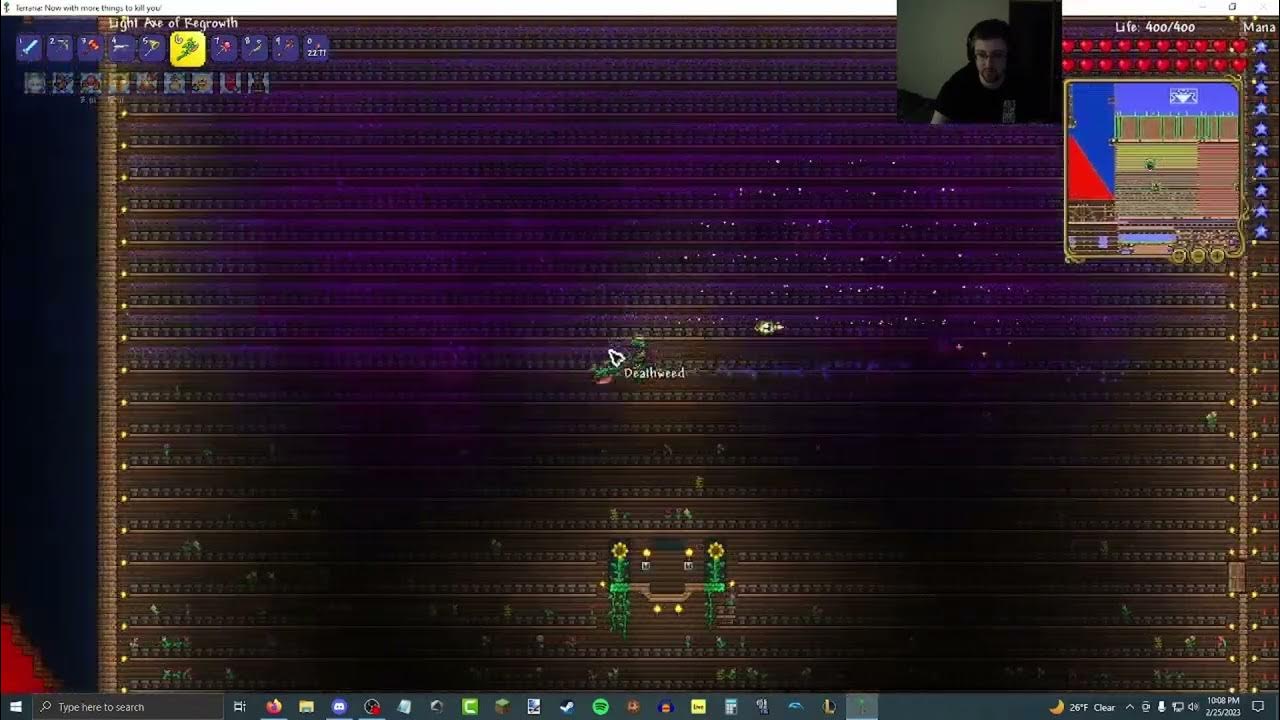 Terraria Harvesting 4757 Deathweed From A Single Farm YouTube