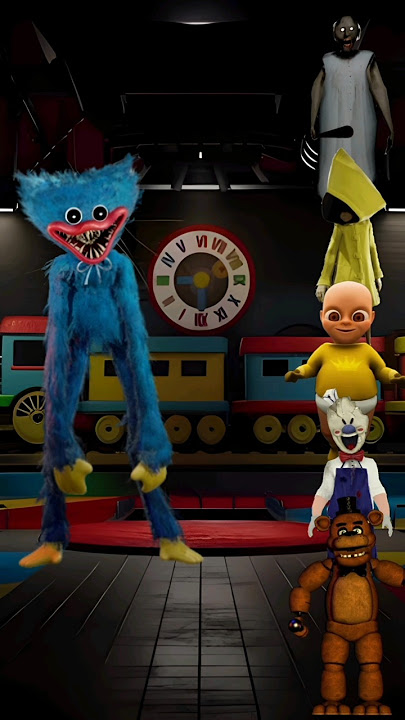 Huggy Wuggy Vs All Horror Games Characters #shorts #poppyplaytime #huggywuggy #granny #games