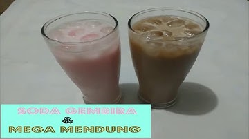How to make Soda Gembira and Mega Mendung