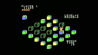 Classic Game Room  Q*BERT QUBES for ColecoVision review