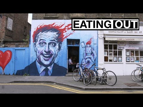 EATING OUT in London - Shoreditch Food Tour!