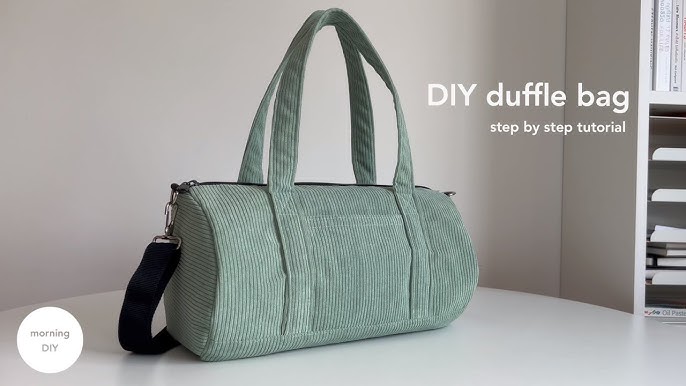 Large Duffle Bag Pattern (FREE) - The BEST Tutorial - MindyMakes
