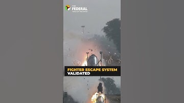 DRDO tests fighter jet pilot ejection on rocket sled