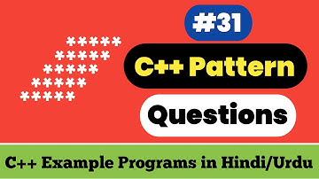 C++ Pattern Questions - 31 | Rhombus Star Pattern Program | C++ Example Programs #76