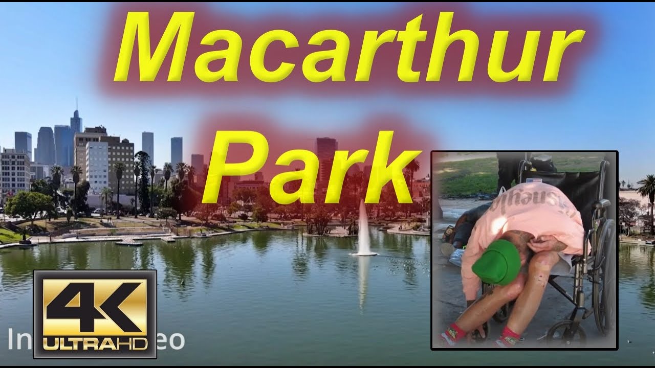 Walk Thru Macarthur Park Los Angeles California💉