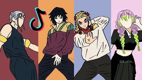 Demon Slayer Dance Tiktok Compilation-part 1🔥🔥