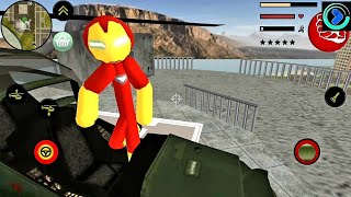 Iron Stickman Rope Hero Gangstar Crime Simulator screenshot 4