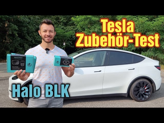 Tesla Model 3/Y - Zubehör Test von Halo BLK: Sonnenschutz, Sitzschoner,  Organizer, Pedale - Unboxing 