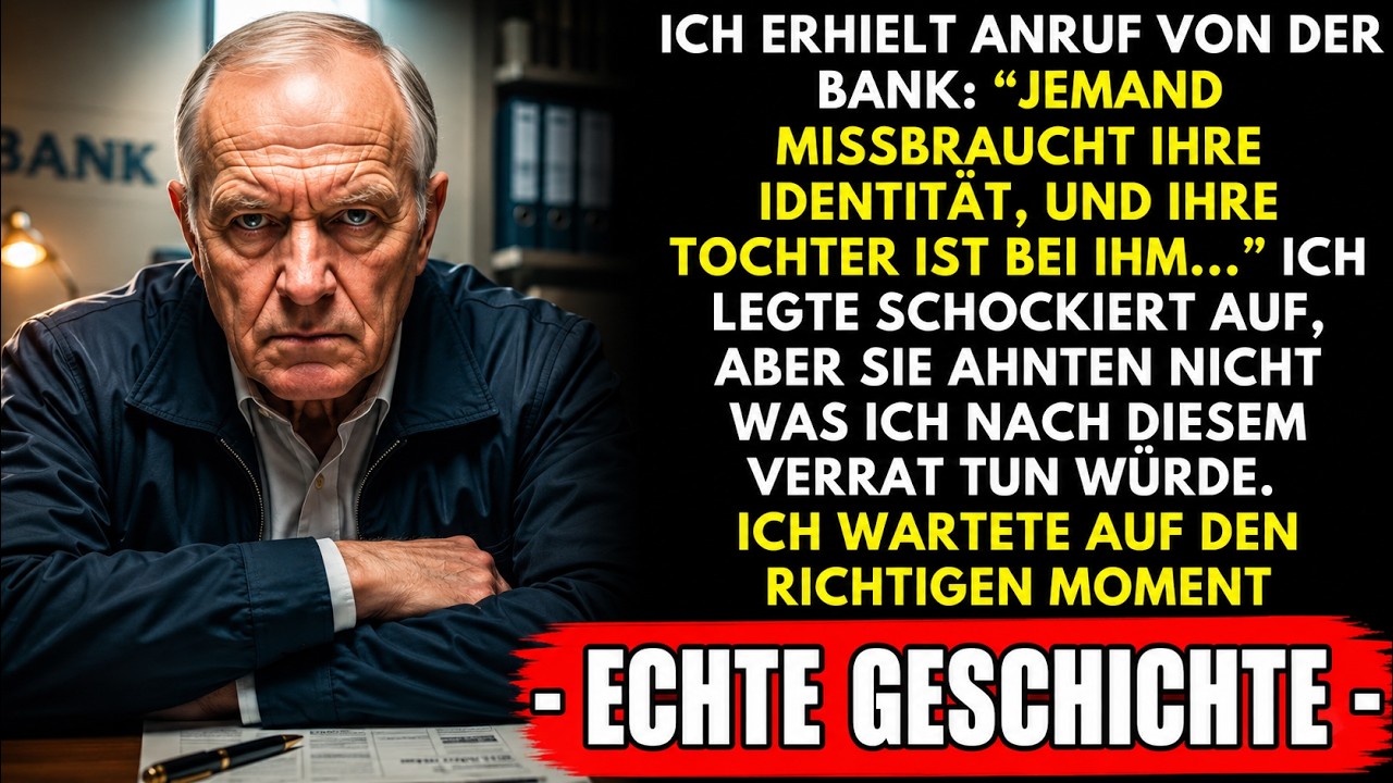 Der Anruf kam an einem grauen Novembermorgen, während ich noch meinen Kaffee trank. Die Bank fragte mich, ob ich gerade in der Filiale sei – und ob ich wisse, dass meine Tochter mit einem fremden...